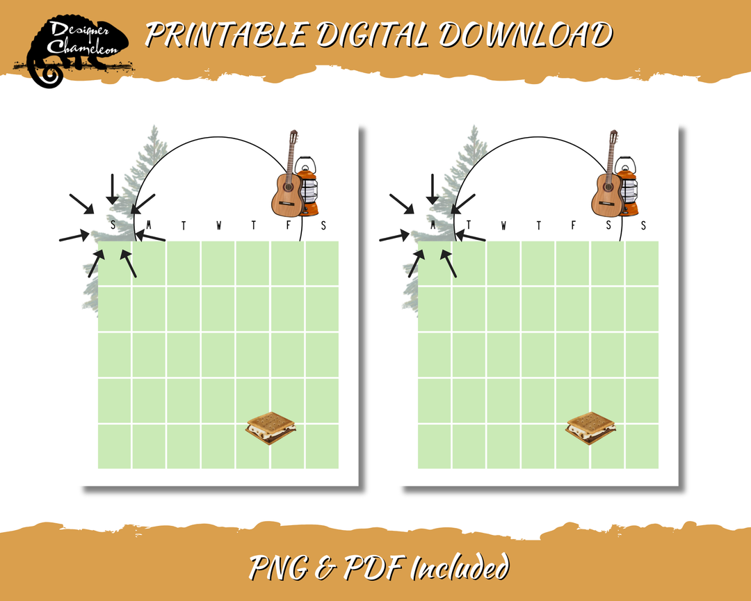 DIGITAL Happy Camper Planner Inserts
