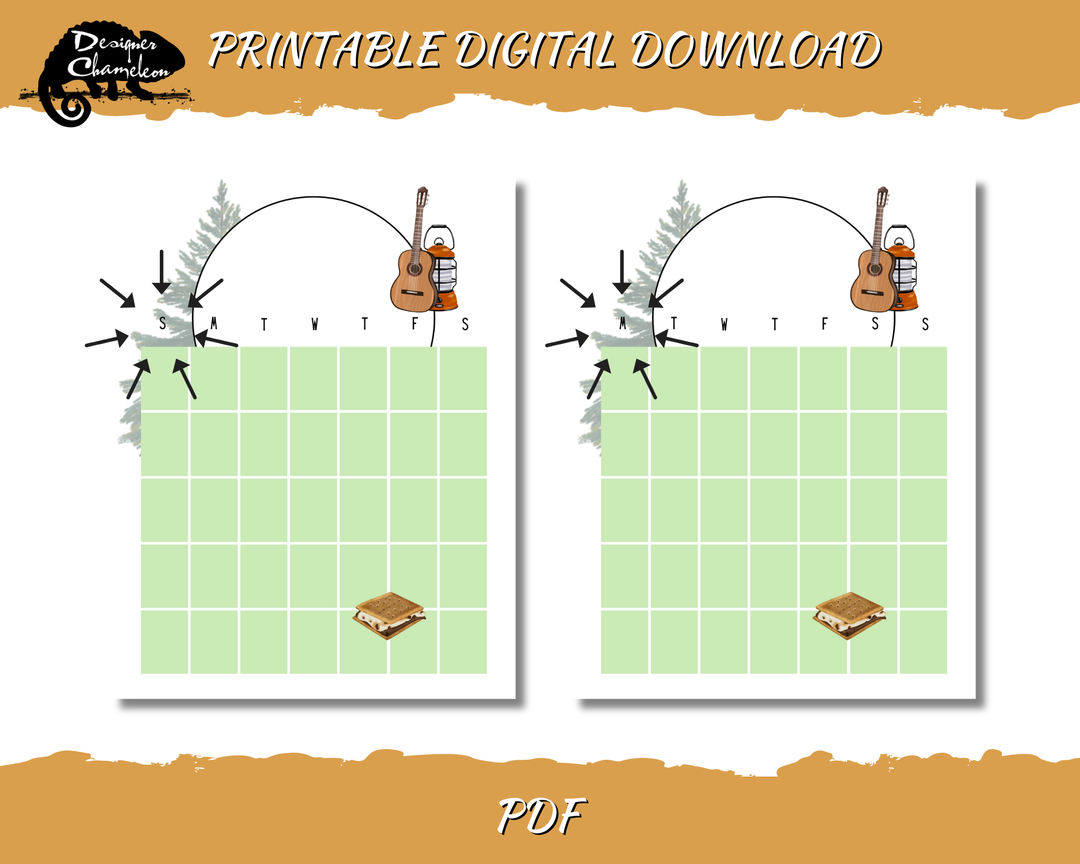 DIGITAL Happy Camper Planner Inserts