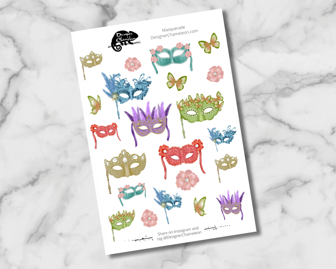Masquerade Sticker Collection