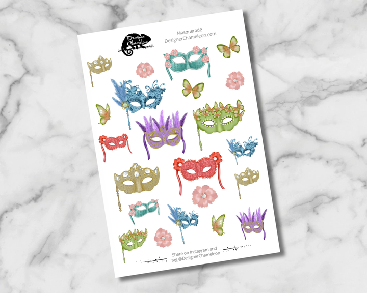 Masquerade Sticker Collection