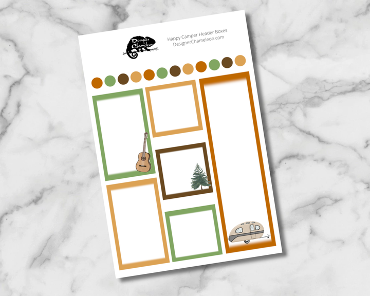 Happy Camper Sticker Collection