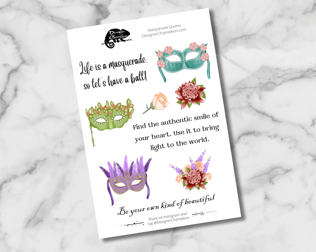 Masquerade Sticker Collection