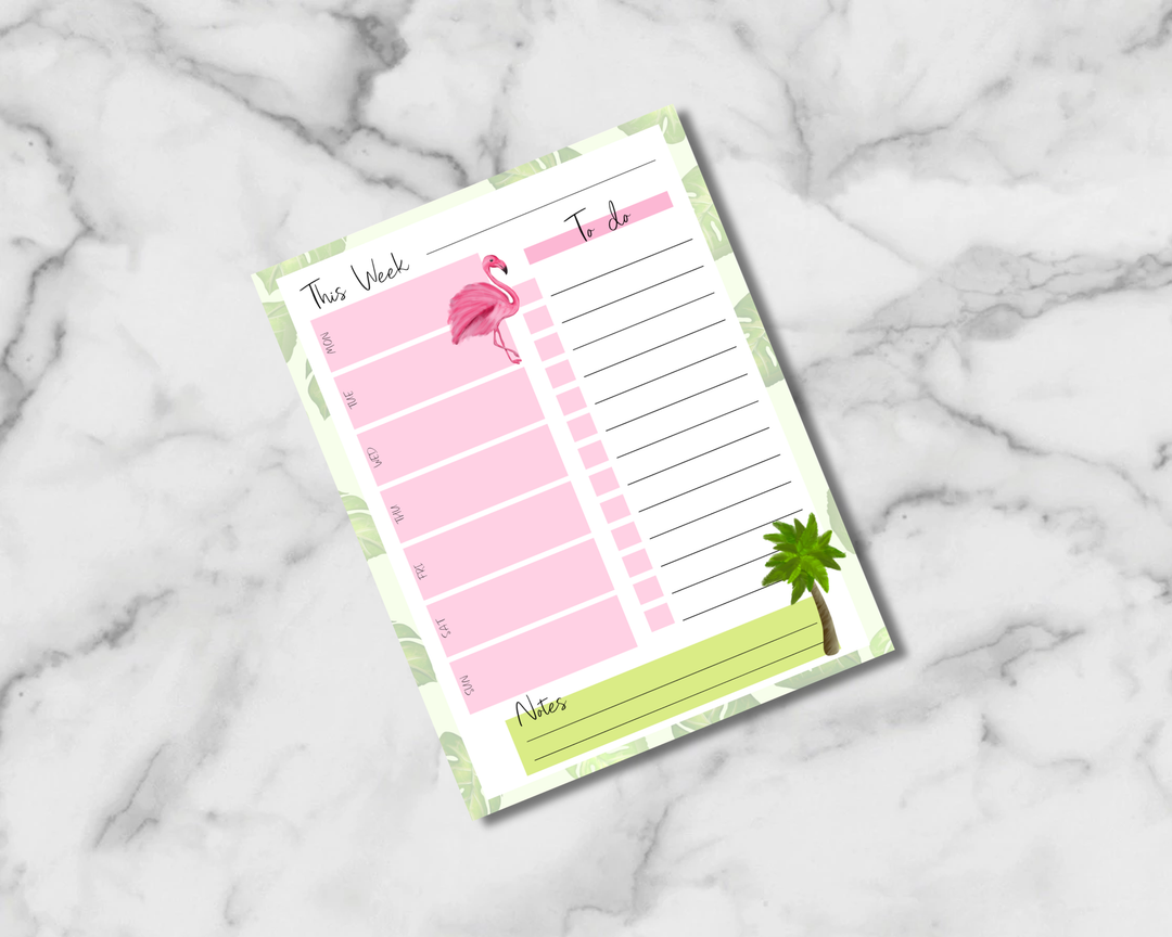 Pink Flamingo Planner Inserts