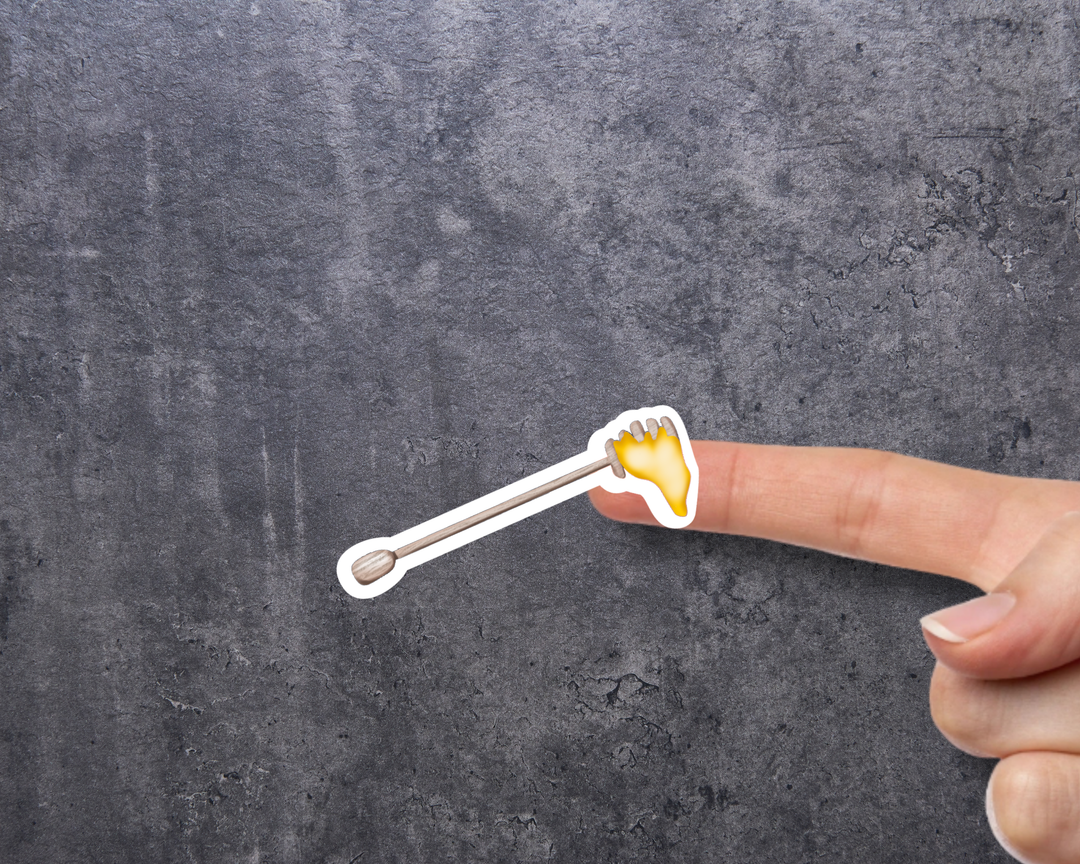 Honey Dipper Waterproof Vinyl 3" Sticker
