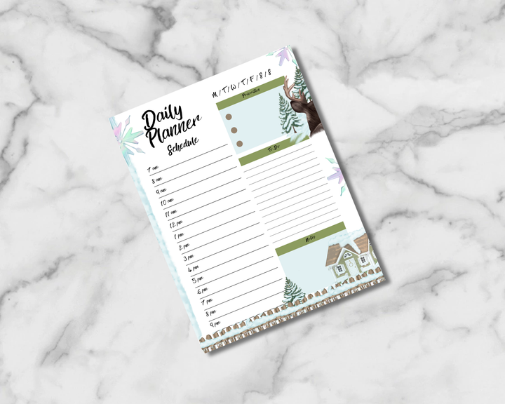 Ice Crystals Planner Inserts