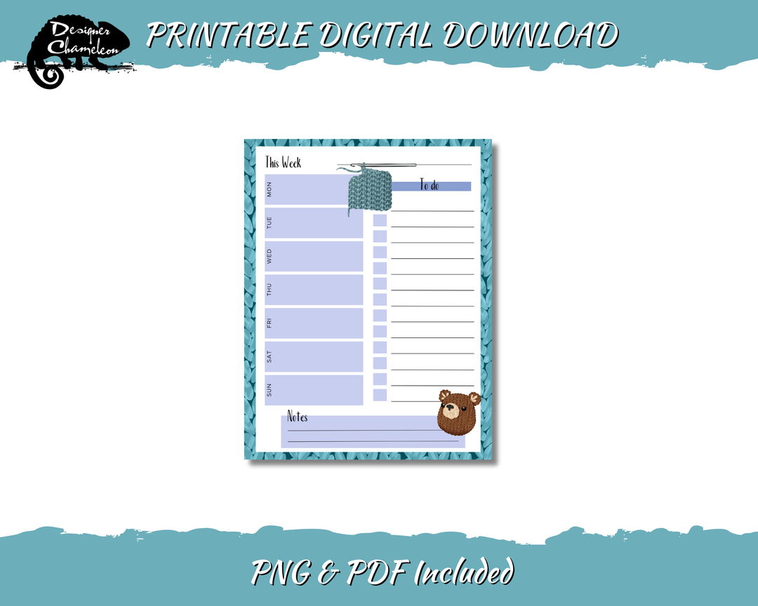 DIGITAL Wooly Winter Planner Inserts