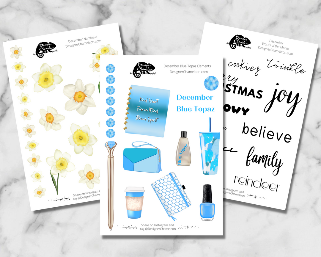 December Essentials Sticker Bundle