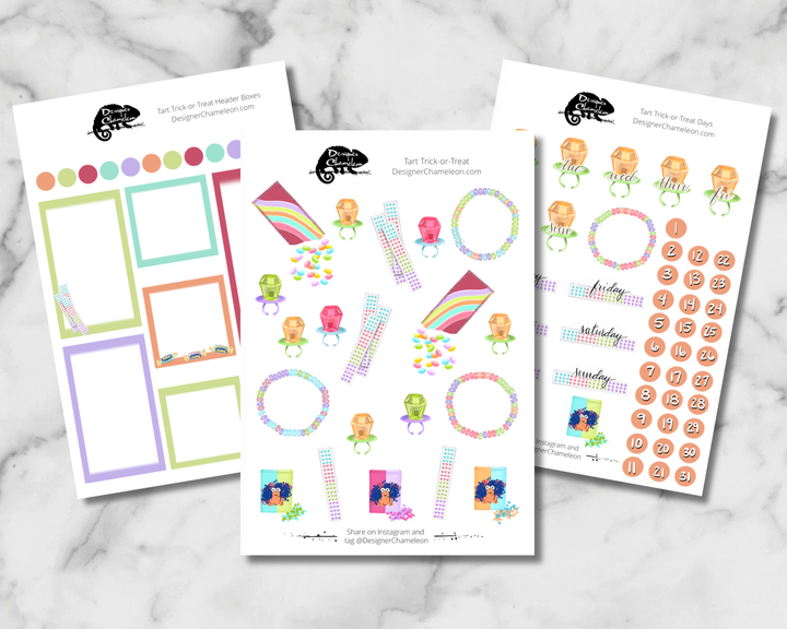 Tart Trick-or-Treat Sticker Collection