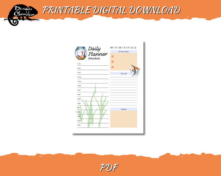 DIGITAL Fish Tank Planner Inserts