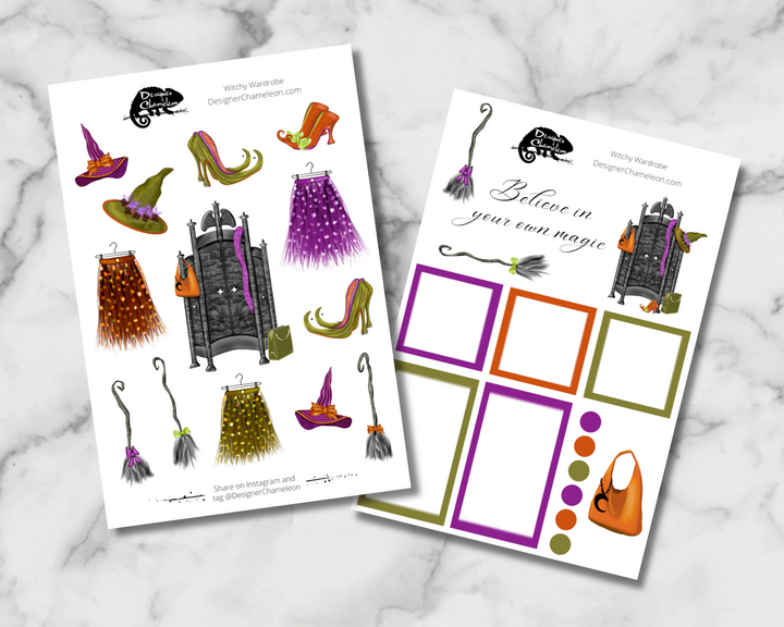 Witchy Wardrobe Sticker Set