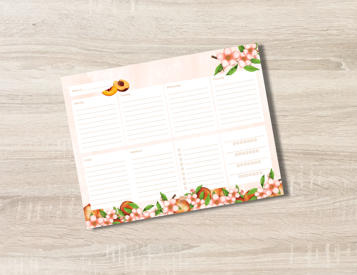 Just Peachy Stationery Set