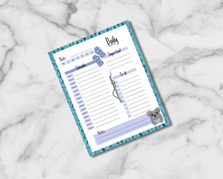 Wooly Winter Planner Inserts