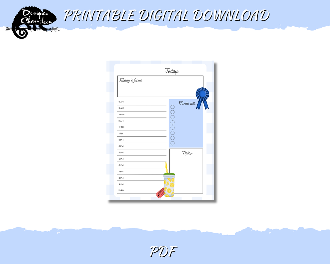 DIGITAL County Fair Planner Inserts