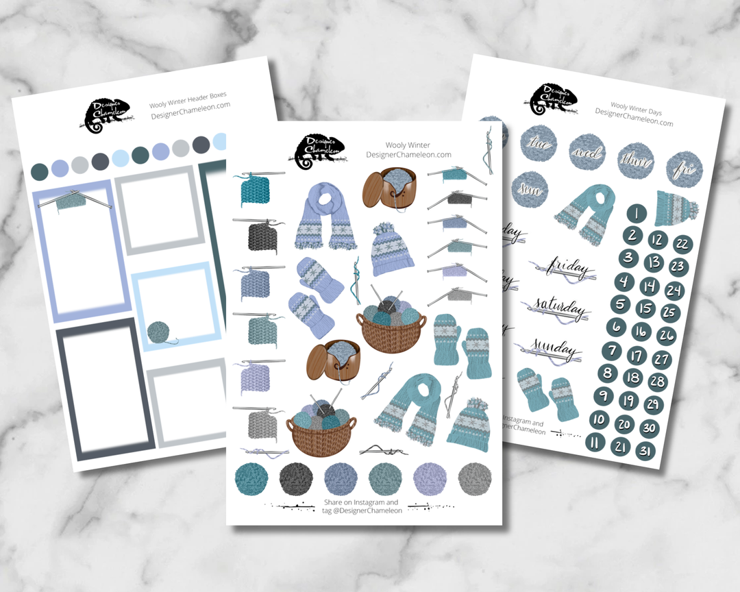 Wooly Winter Sticker Collection