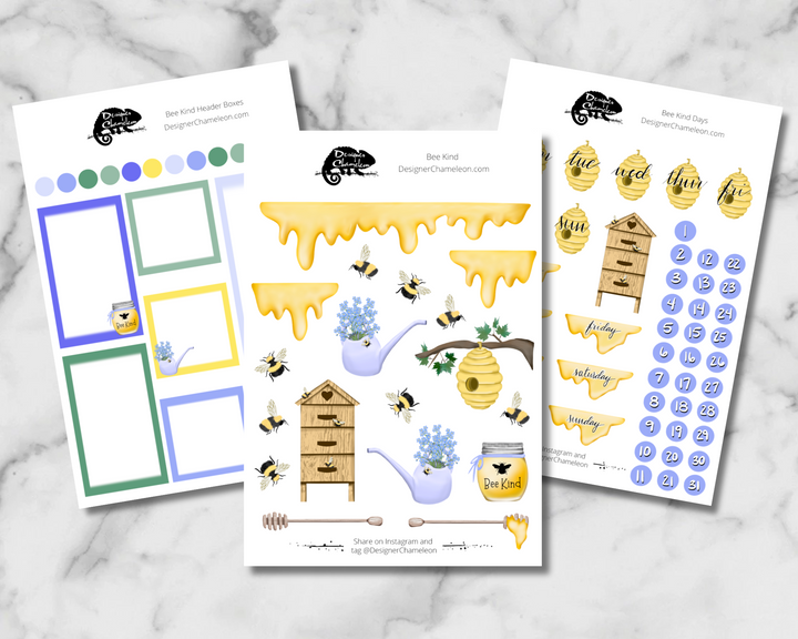 Bee Kind Sticker Collection