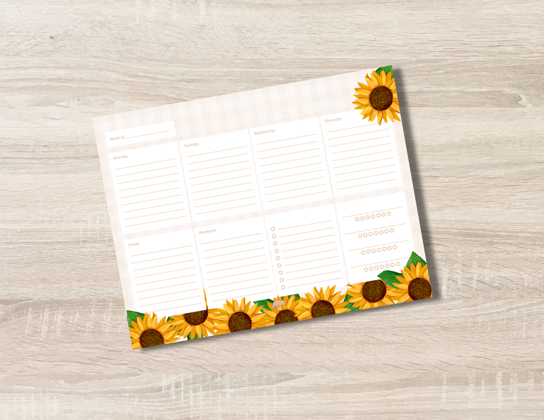 Sunflower Stationery Set