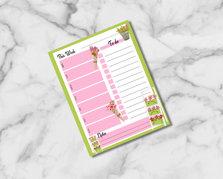 Flower Shop Planner Inserts