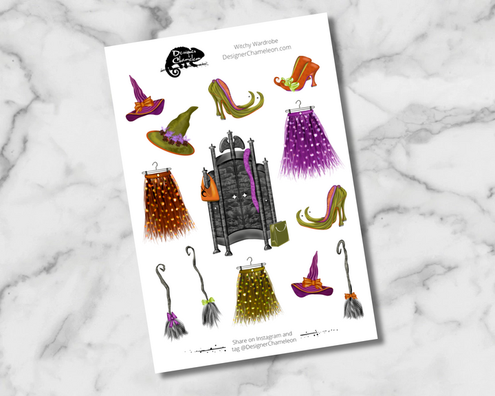 Witchy Wardrobe Sticker Set