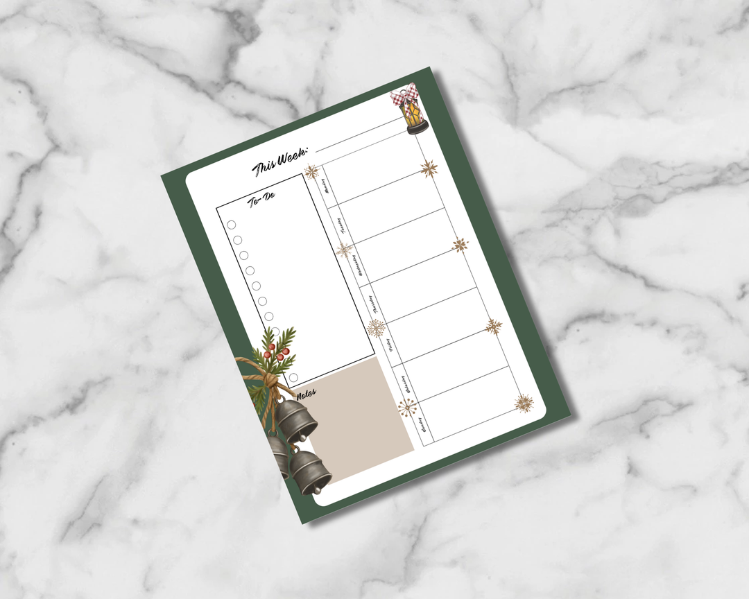 Farmhouse Christmas Planner Inserts