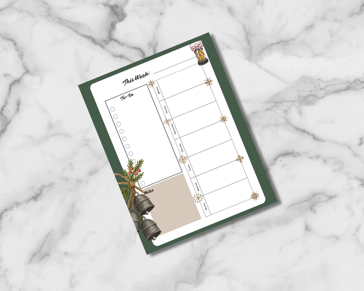 Farmhouse Christmas Planner Inserts