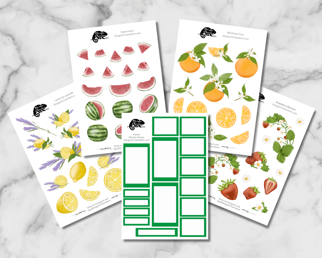 Fruit Favorites Sticker Bundle