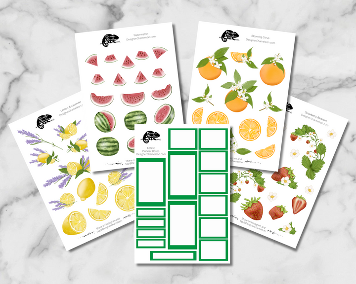 Fruit Favorites Sticker Bundle