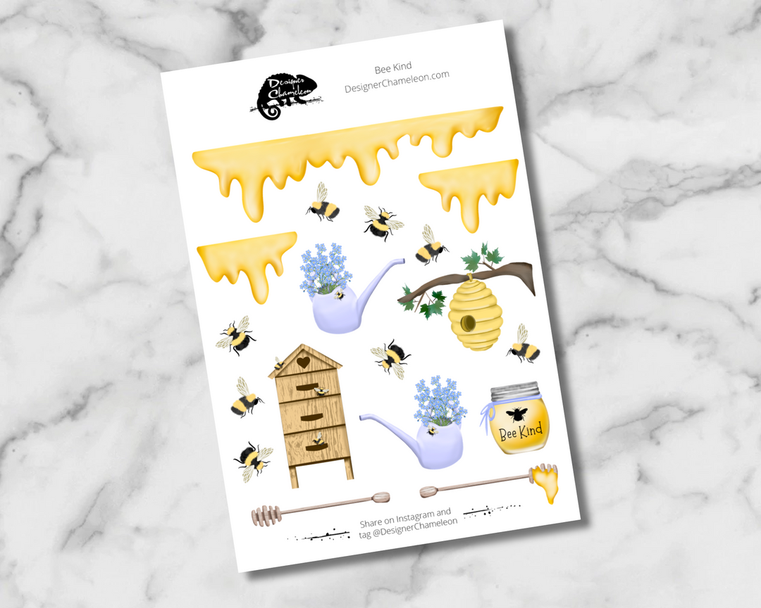 Bee Kind Sticker Collection