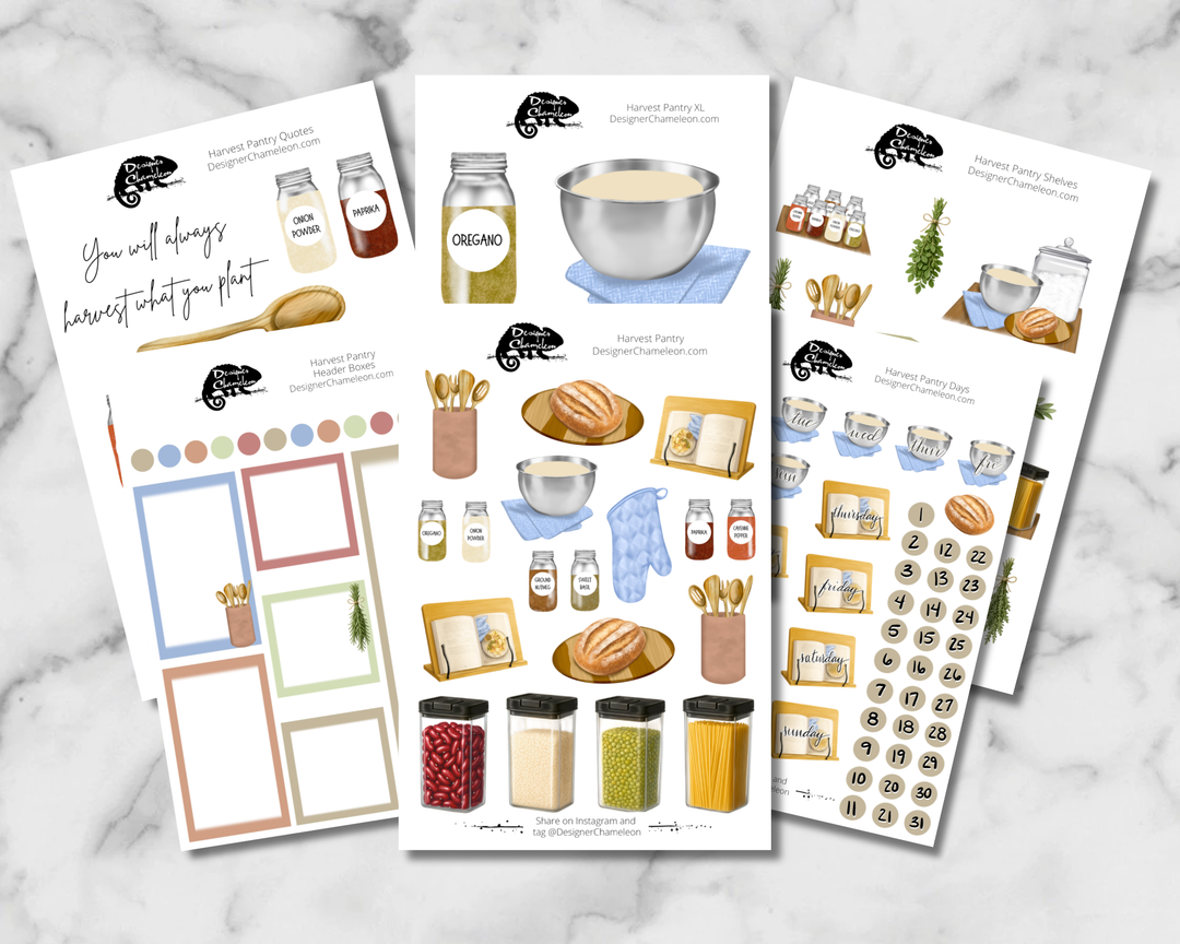 Harvest Pantry Sticker Collection