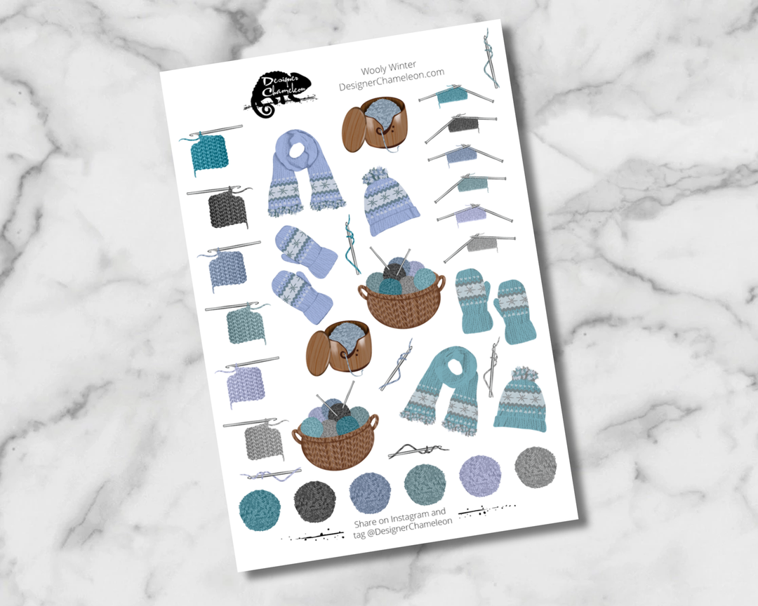 Wooly Winter Sticker Collection