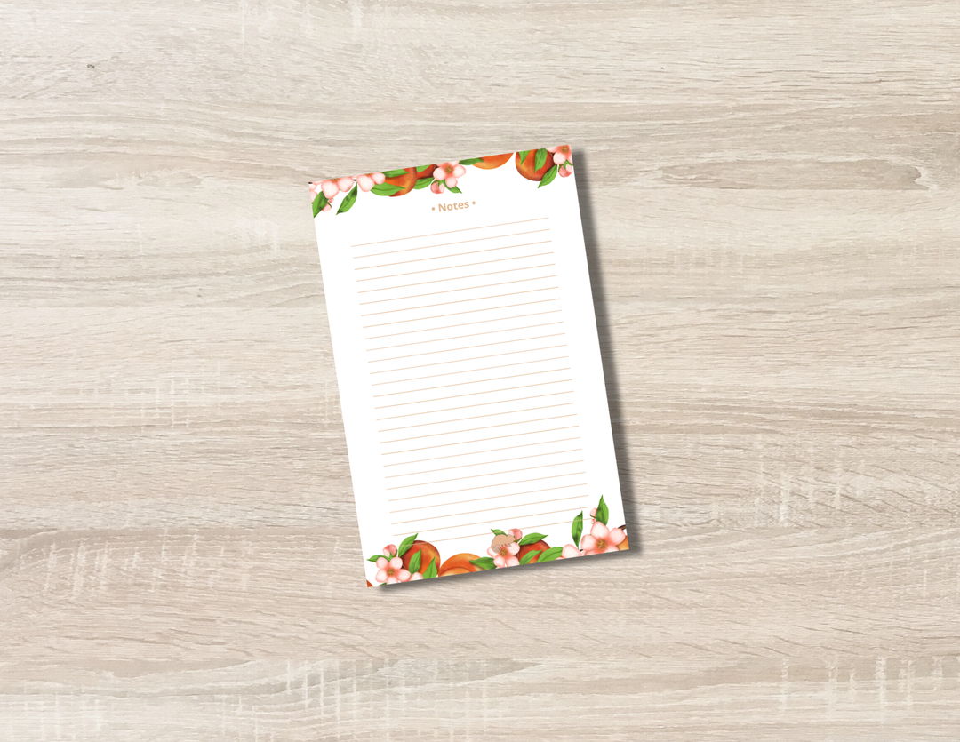 Just Peachy Stationery Set