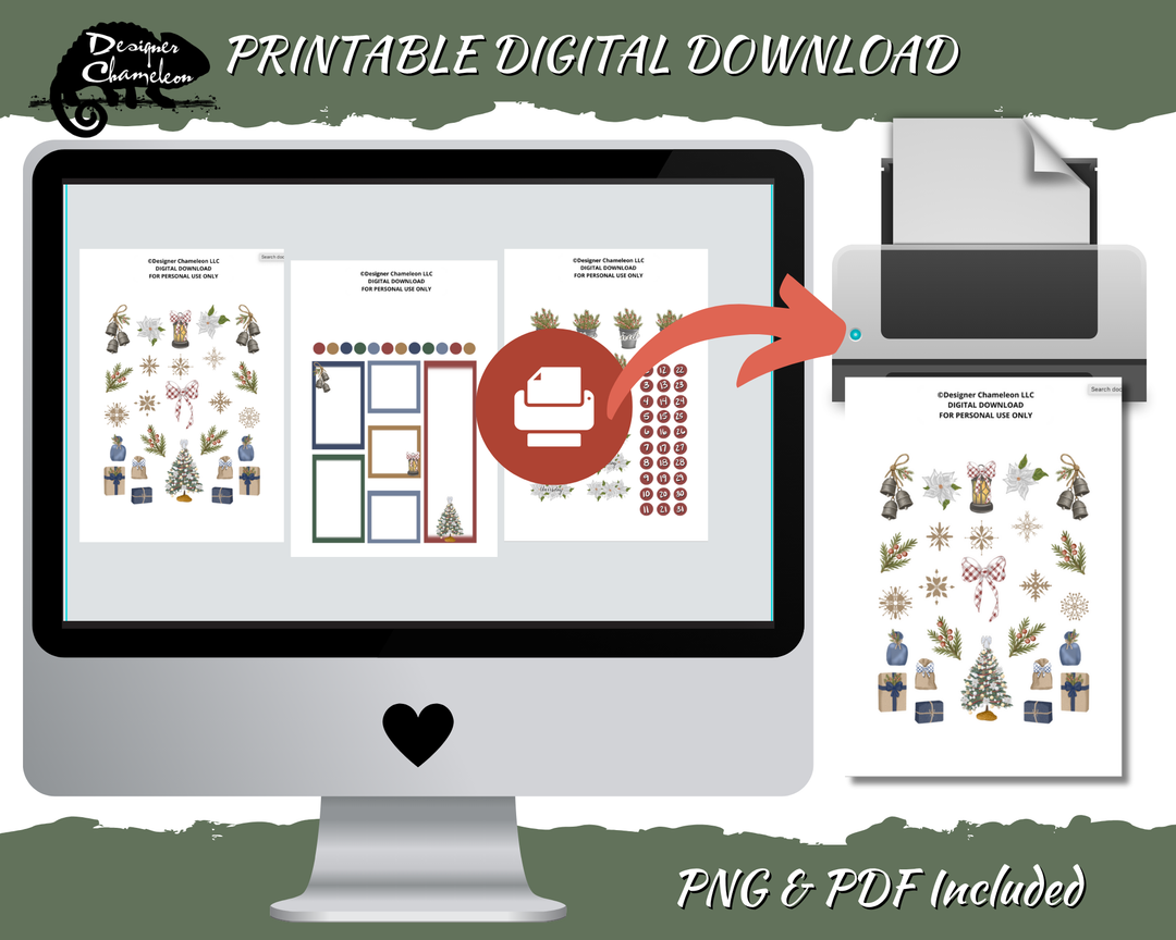 DIGITAL Farmhouse Christmas Collection