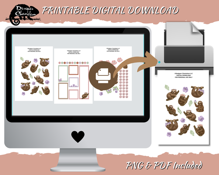 DIGITAL Sweet Sloths Collection