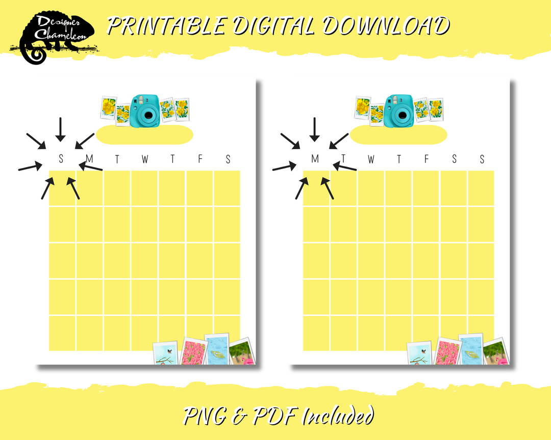 DIGITAL Picture This Planner Inserts