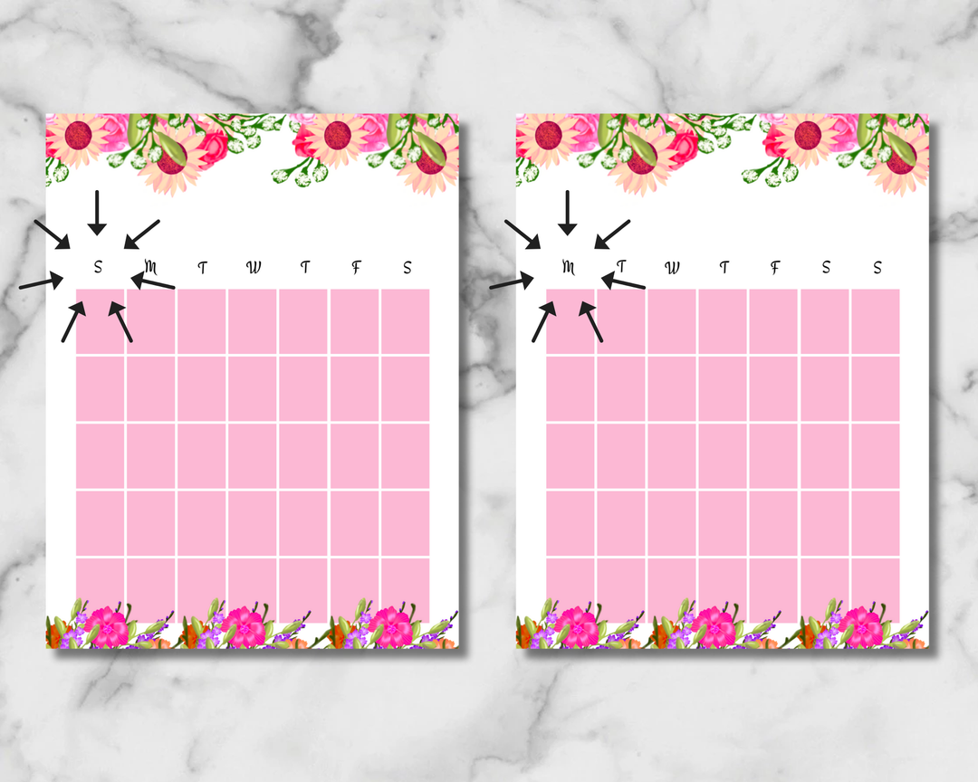 Flower Shop Planner Inserts