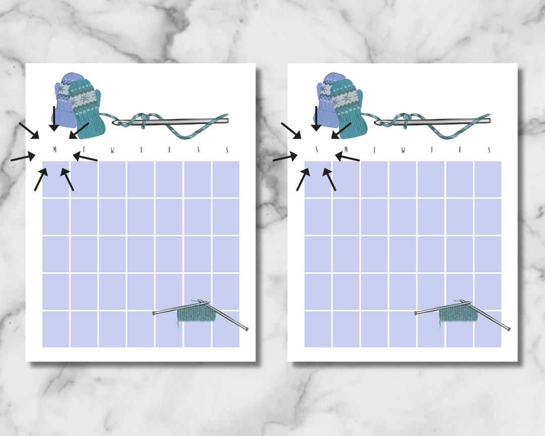 Wooly Winter Planner Inserts