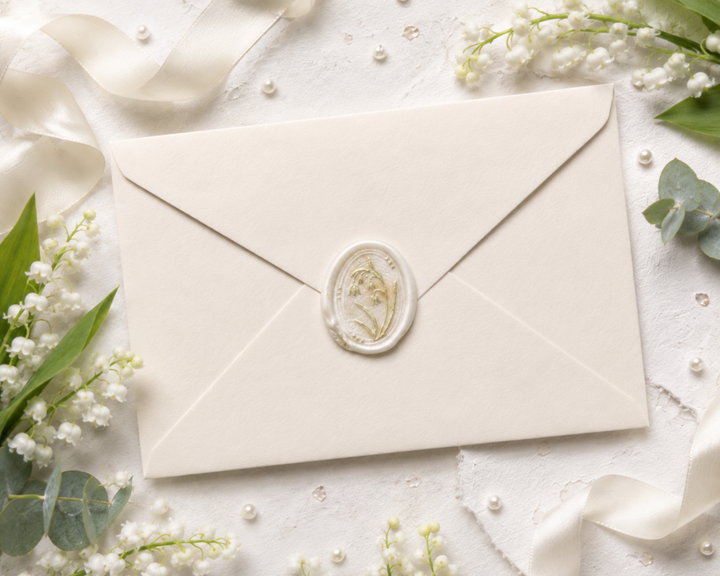 Lily of the Valley Embellished Wax Seals
