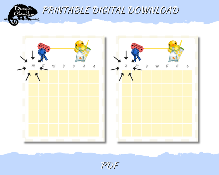 DIGITAL County Fair Planner Inserts