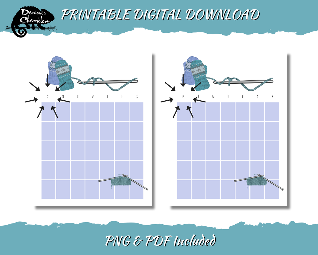 DIGITAL Wooly Winter Planner Inserts