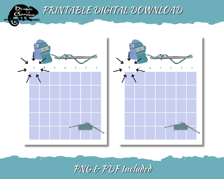 DIGITAL Wooly Winter Planner Inserts