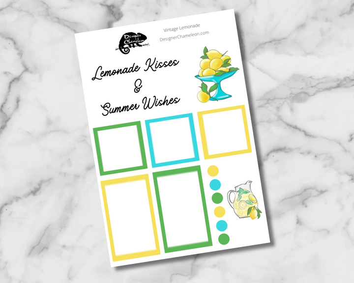 Vintage Lemonade Sticker Set