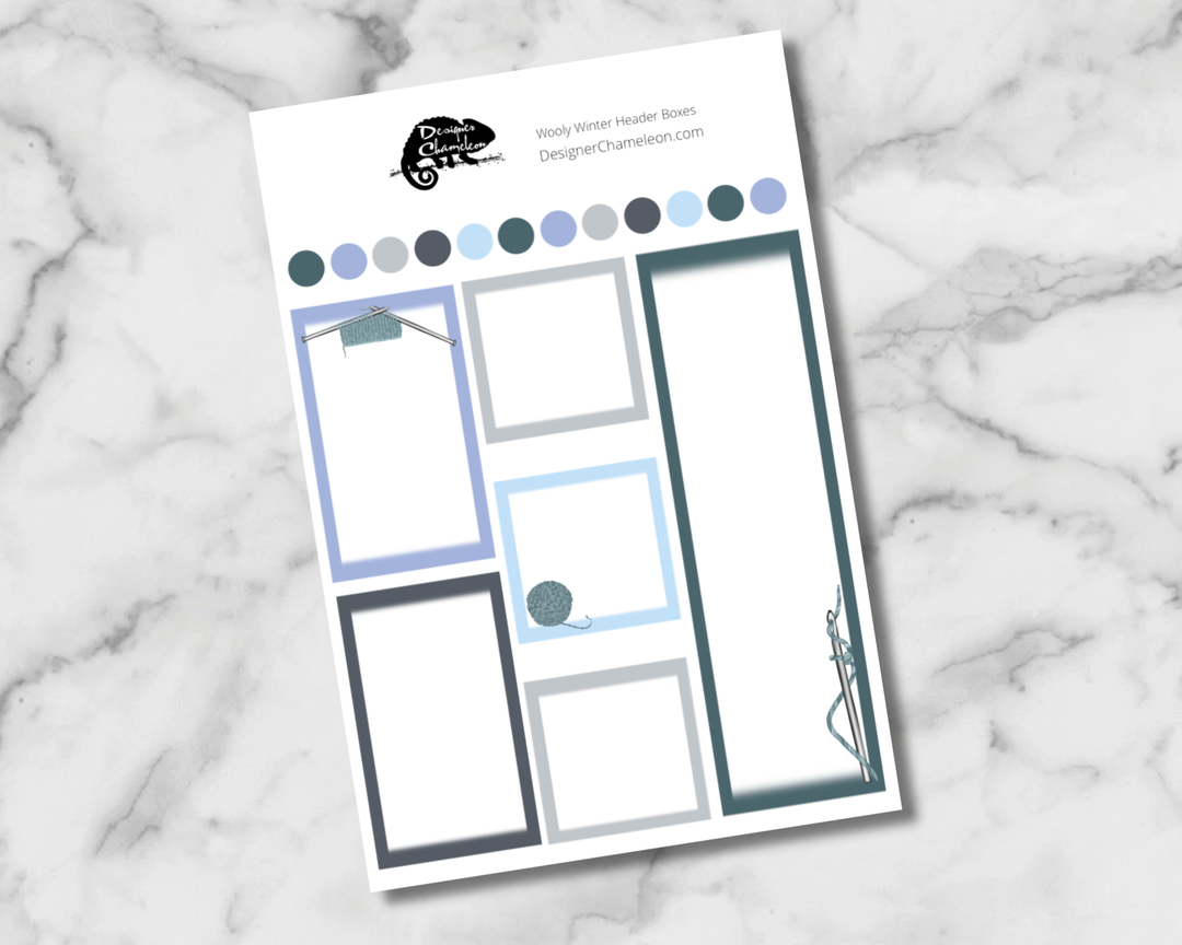 Wooly Winter Sticker Collection