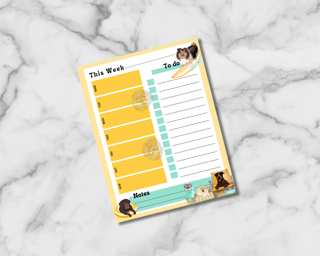 Dog Days of Summer Planner Inserts