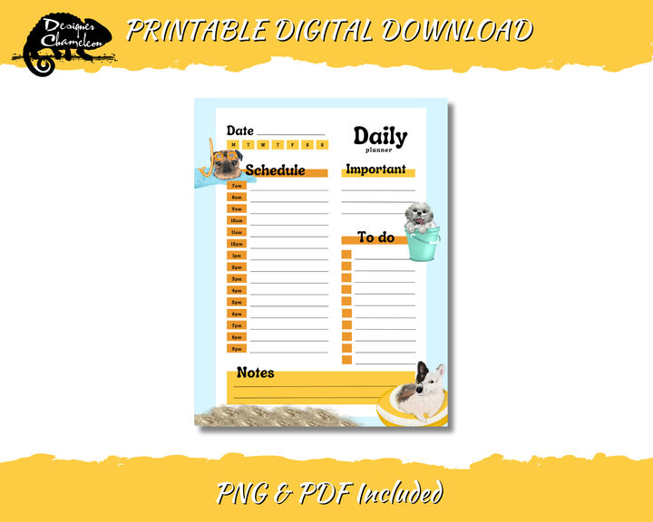 DIGITAL Dog Days of Summer Planner Inserts