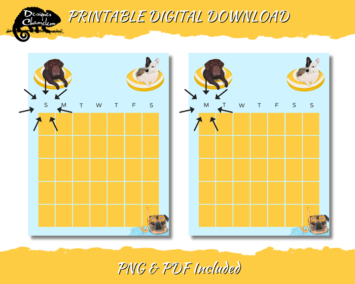 DIGITAL Dog Days of Summer Planner Inserts