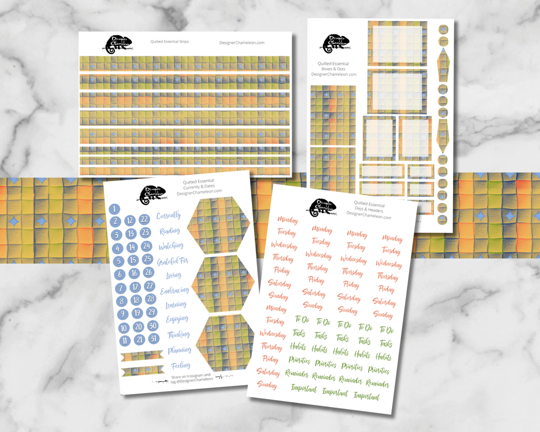 Quilted Essentials Stickers