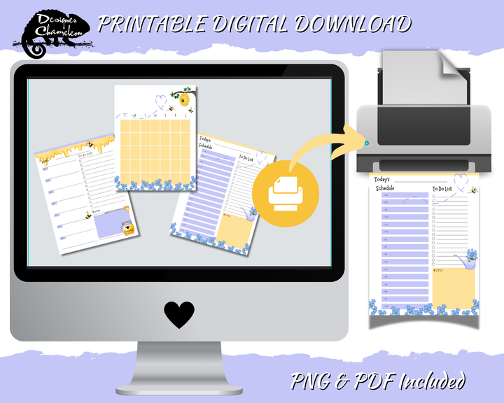 Bee Kind DIGITAL Planner Inserts