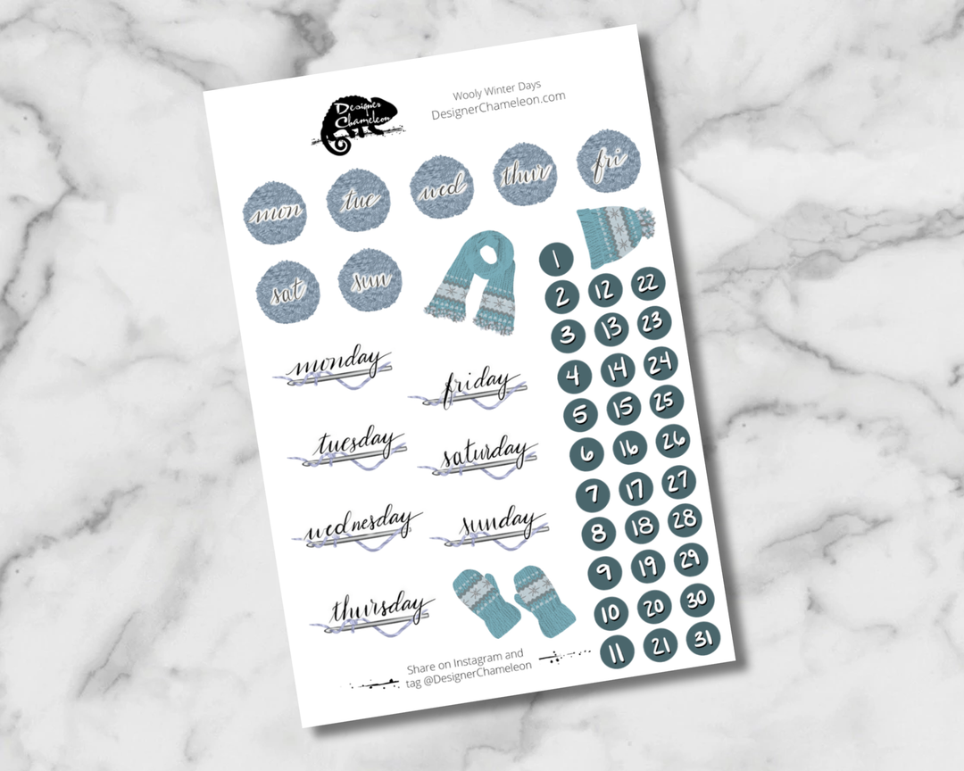 Wooly Winter Sticker Collection