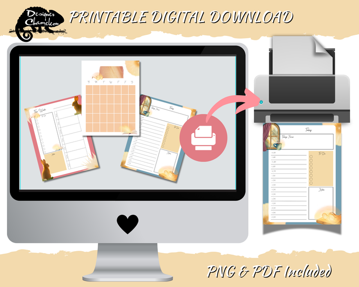 DIGITAL Golden Hour Planner Inserts