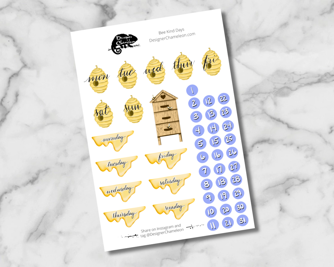 Bee Kind Sticker Collection