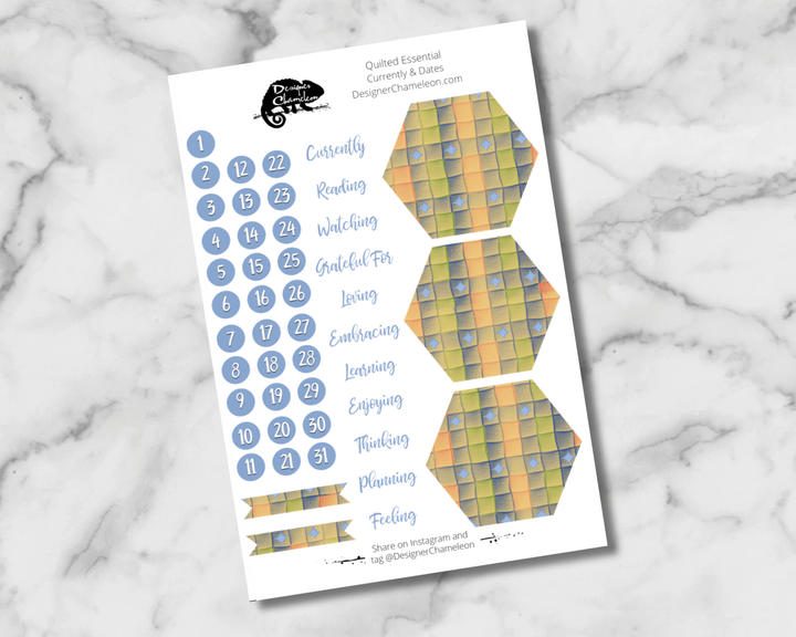 Quilted Essentials Stickers